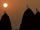 temple sunset